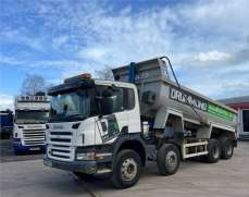 2011  Scania P360 8X4 32 Tons Steel Body Tipper Day Cabin 